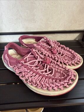 Keen Women's Pink Braided Sport Sandals